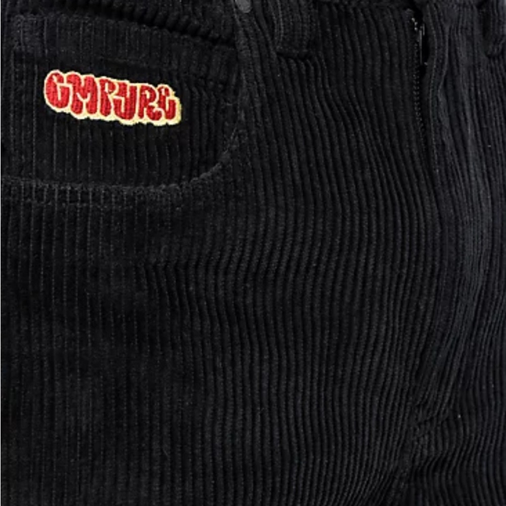 GMYRL Black Corduroy Pants